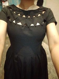 Little Black Dress with Cutouts