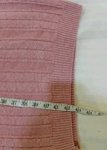 Pink Knit Turtleneck Dress 38-42