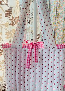Heart Print Quilted Tote Bag🌸🎀