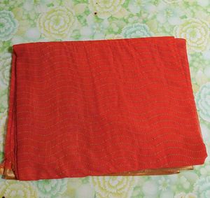 Orange Saree