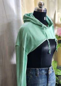 Tokyo Talkies Full Sleeves Self Design Sweatshirt