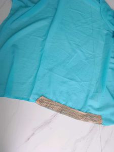 Elegant Blue Saree