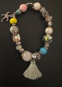 Beaded Charm Bracelet