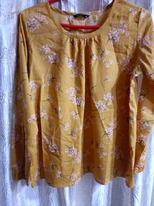 Girls Mustard Top