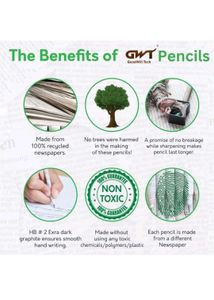 10 Eco-Friendly Paper Pencils + Fun Pen!