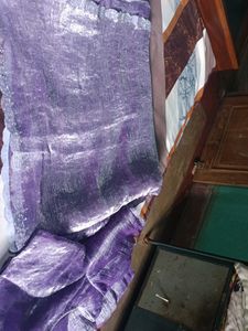 Purple Saree with Blouse