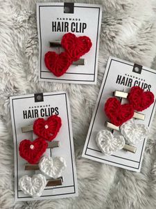 Handmade Crochet Heart Accessories