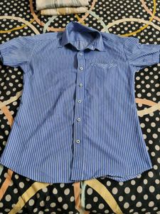 Blue Striped Shirt