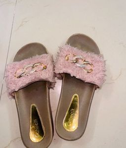 Catwalk Faux Fur Flipflops