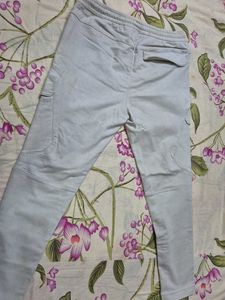 Light Grey Cargo Joggers