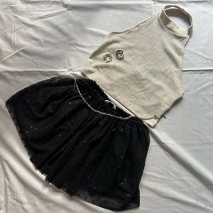 Black Tulle Skirt