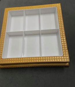 Gold Dry fruit Decorative Box