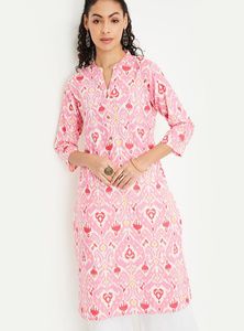 Women Printed Straight Kurta