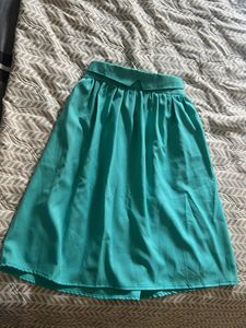 Aqua A-Line Skirt