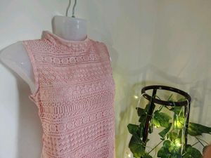 Peach/Pink Westside Midi Dress