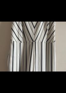 Striped Black And White Jumpsuit From Madame