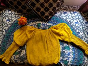 Yellow Tops For Woman