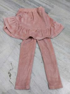 Pink Skirted Leggings