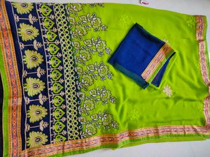 Elegant Embroidered Saree