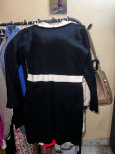 Elegant Black &amp; White Coat