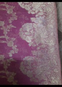 Onion Color Saree For Women
