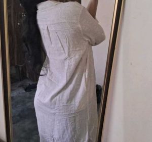 Patterned Oversized Shirt