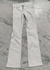 White Bell Bottom Jeans