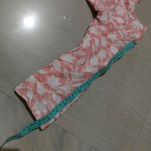 🌸 Elegant Peach Floral Anarkali Gown