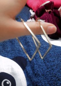 Square Drop Earrings