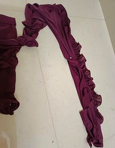 Maroon Color Half Saree