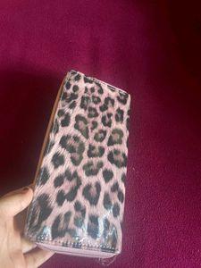 Leopard Print Zip Around Wallet