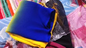 2 colour saree