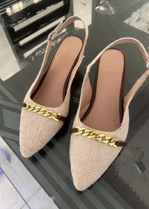 Elegant Cream Slingback Heels