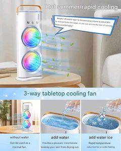 Double Ended Mist Air Cooler Fan
