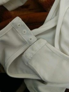 White Long Sleeve Bodysuit