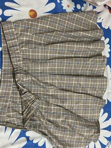 Plaid Mini Skirt