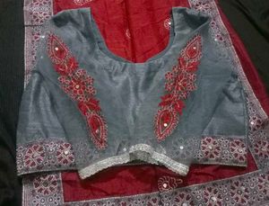 Embroidery Chitrekha Saree