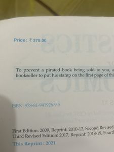 STATISTICS FOR ECONOMICS FO CLASS 11th. (Cash Only