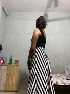 Striped Midi Dress