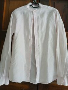 Light Pink Shirt For Men From Farida Gupta Brand