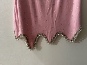 Pink Rhinestone Top