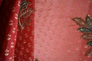 MAROON Banarasi Georgette SAREE