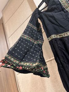 Elegant Black Ethnic Gown