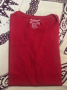 Jockey Red Cotton Tshirt