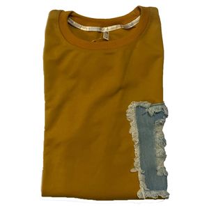 Stylish Mustard Sweatshirt Size 38 Length 28