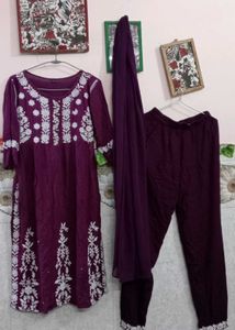 Embroidered Kurta Set
