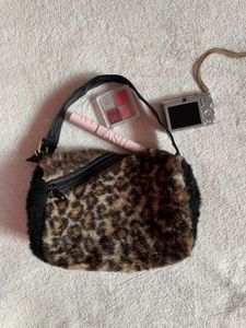 Leopard Print Shoulder Bag