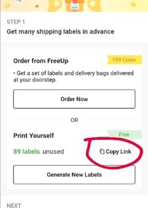 40pcs Both Non Sticky Courier &amp; Fragile Labels