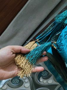 Elegant Blue Floral dupatta