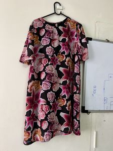Floral Dress Till Knees